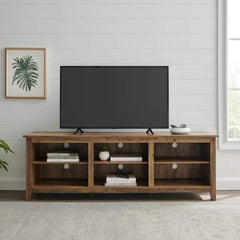 Walker Edison Essential 70" Rustic Wood TV Stand