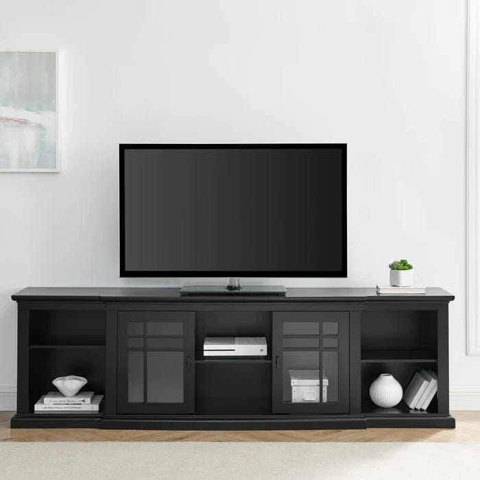 Walker Edison Hattie Glass-Door TV Stand