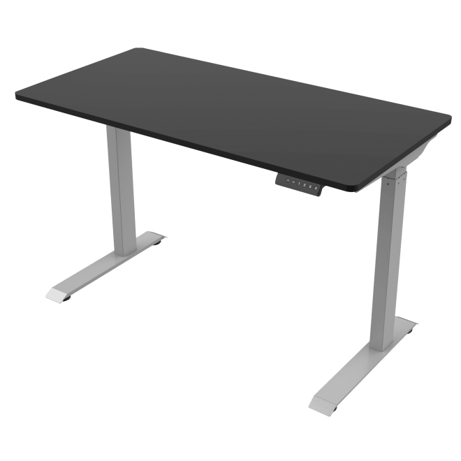 Victor High Rise Height Adjustable Electric Full Standing Desk - 4ft. Wide, DC840B(W) - My Home Office Store