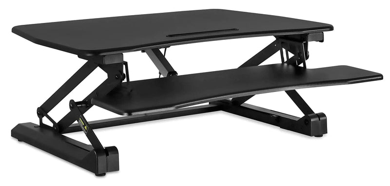 Mount It Electric Desk Converter with Built In USB Port MI-7927E - My Home Office Store