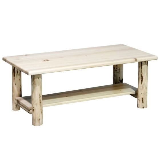 Montana Collection Coffee Table w/ Shelf - My Home Office Store