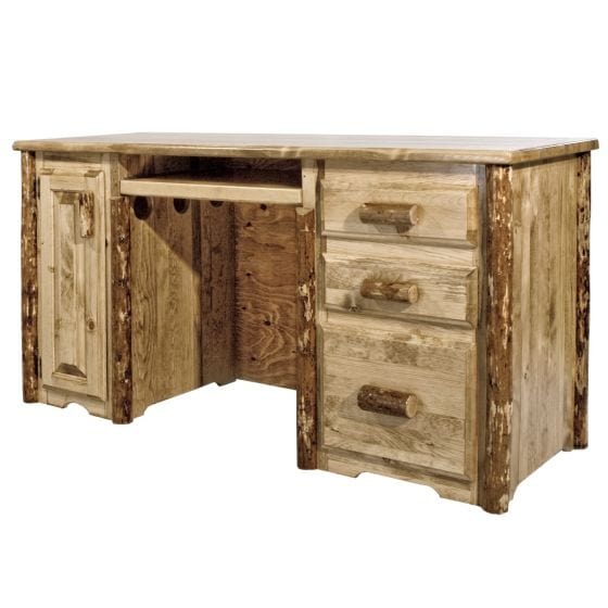 Glacier Country Collection Computer Desk MWGCDP - My Home Office Store