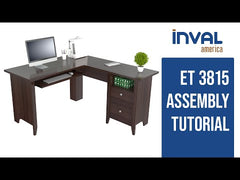 Inval America Computer Writing Desk ET-3815
