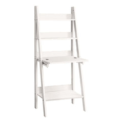 Homeroots 19" White Rectangular Ladder Desk 333346