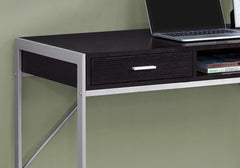 Homeroots 22" Rectangular Computer Desk With Two Drawers