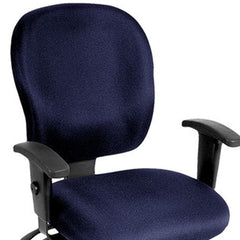 Homeroots Charcoal Fabric Seat Swivel Adjustable Task Chair Fabric Back Plastic Frame 372357