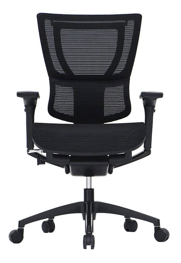 Homeroots Black Mesh Seat Swivel Adjustable Task Chair Mesh Back Plastic Frame 372371