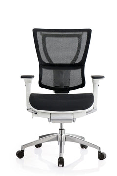 Homeroots Black Mesh Seat Swivel Adjustable Task Chair Mesh Back Steel Frame 372372