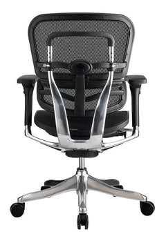Homeroots Black Mesh Seat Swivel Adjustable Task Chair Mesh Back Steel Frame 372391