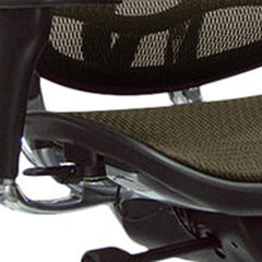 Homeroots Orange Swivel Adjustable Task Chair Mesh Back Plastic Frame 372399