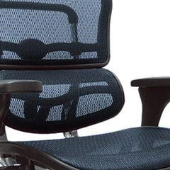 Homeroots Blue Swivel Adjustable Task Chair Mesh Back Plastic Frame 372401
