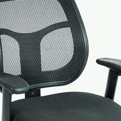 Homeroots Green Fabric Seat Swivel Adjustable Task Chair Mesh Back Plastic Frame 372412