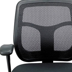 Homeroots Green Fabric Seat Swivel Adjustable Task Chair Mesh Back Plastic Frame 372413