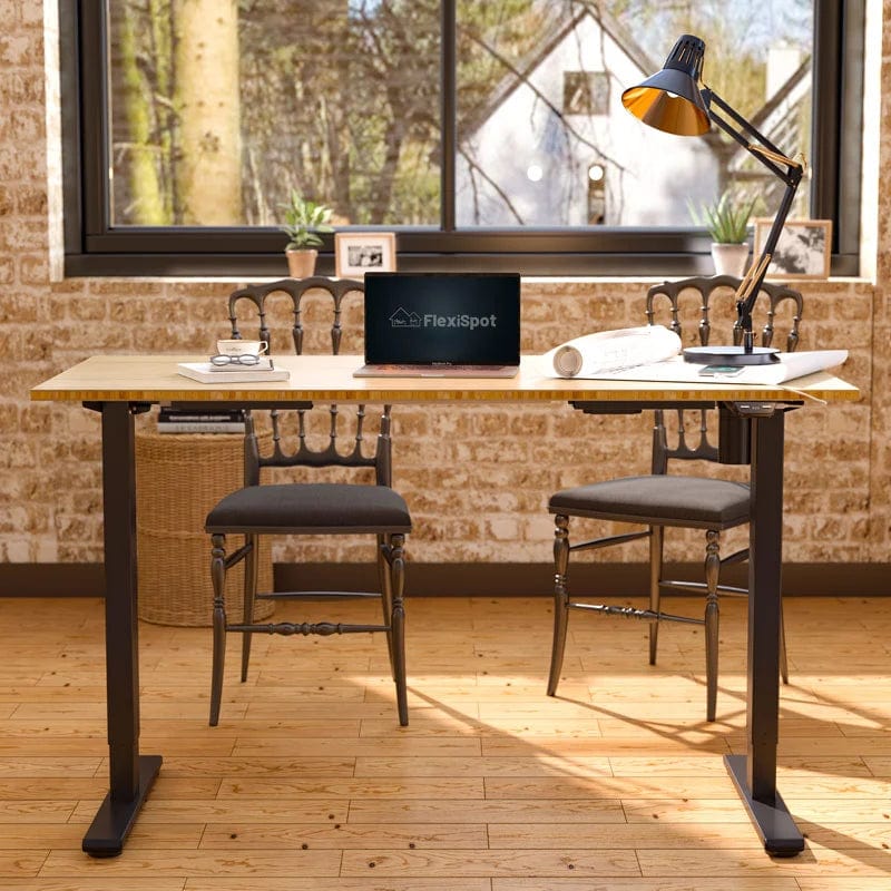 Flexispot Standard Standing Desk (E2) Chipboard Maple – My Home Flexispot Standard Standing Desk (E2) Chipboard Maple – My Home