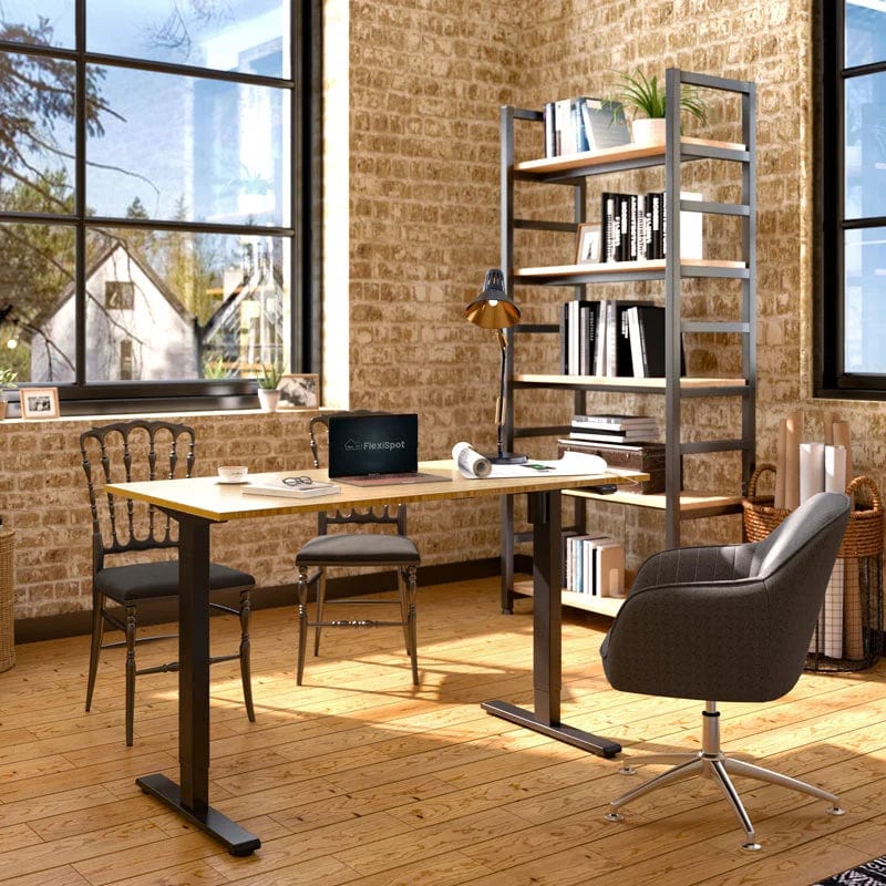 Flexispot Standard Standing Desk (E2) Chipboard Maple – My Home Flexispot Standard Standing Desk (E2) Chipboard Maple – My Home