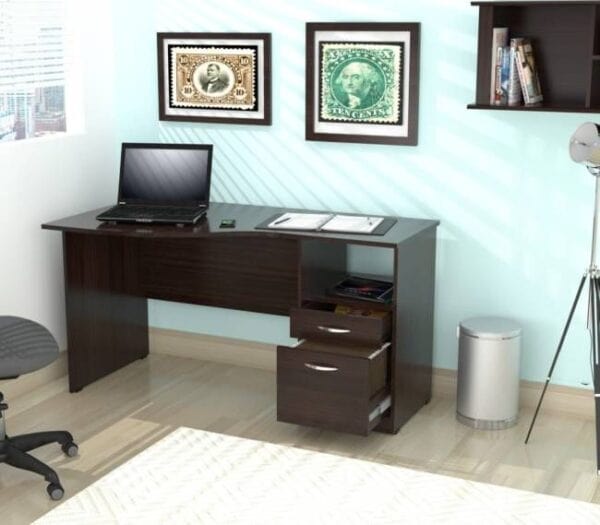Inval America Curved Top Desk ES-2203 - My Home Office Store