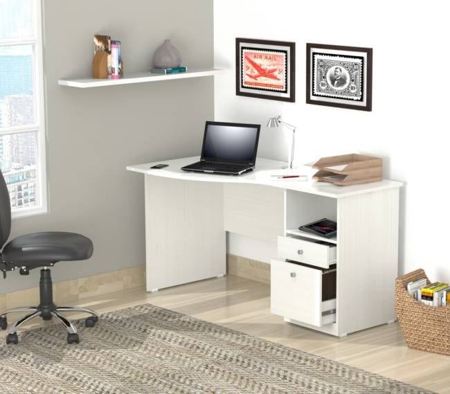 Inval America Curved Top Desk ES-3403 - My Home Office Store