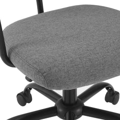 Walker Edison Modern Office Chair with Arms Gray