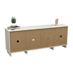 Inval America Inval TV Stand, Washed Oak MTV-22519 - My Home Office Store