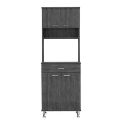 Depot E-Shop Helis 60 Pantry Double Door Cabinet, One Drawer, Four Legs, Three Shelves - My Home Office Store