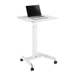 Kantek Mobile Height Adjustable Sit to Stand, White - NEW STS300W - My Home Office Store