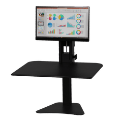 Victor High Rise Sit and Stand Desk Converter DC300 - My Home Office Store
