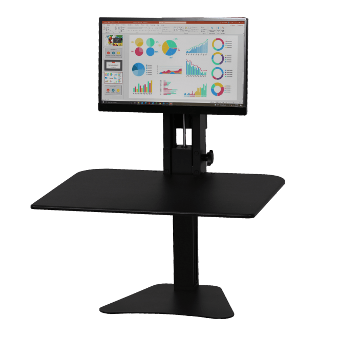 Victor High Rise Sit and Stand Desk Converter DC300 - My Home Office Store