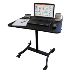 Victor High Rise Mobile Adjustable Standing Desk DC500 - My Home Office Store