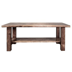 Homestead Collection Coffee Table w/ Shelf - My Home Office Store